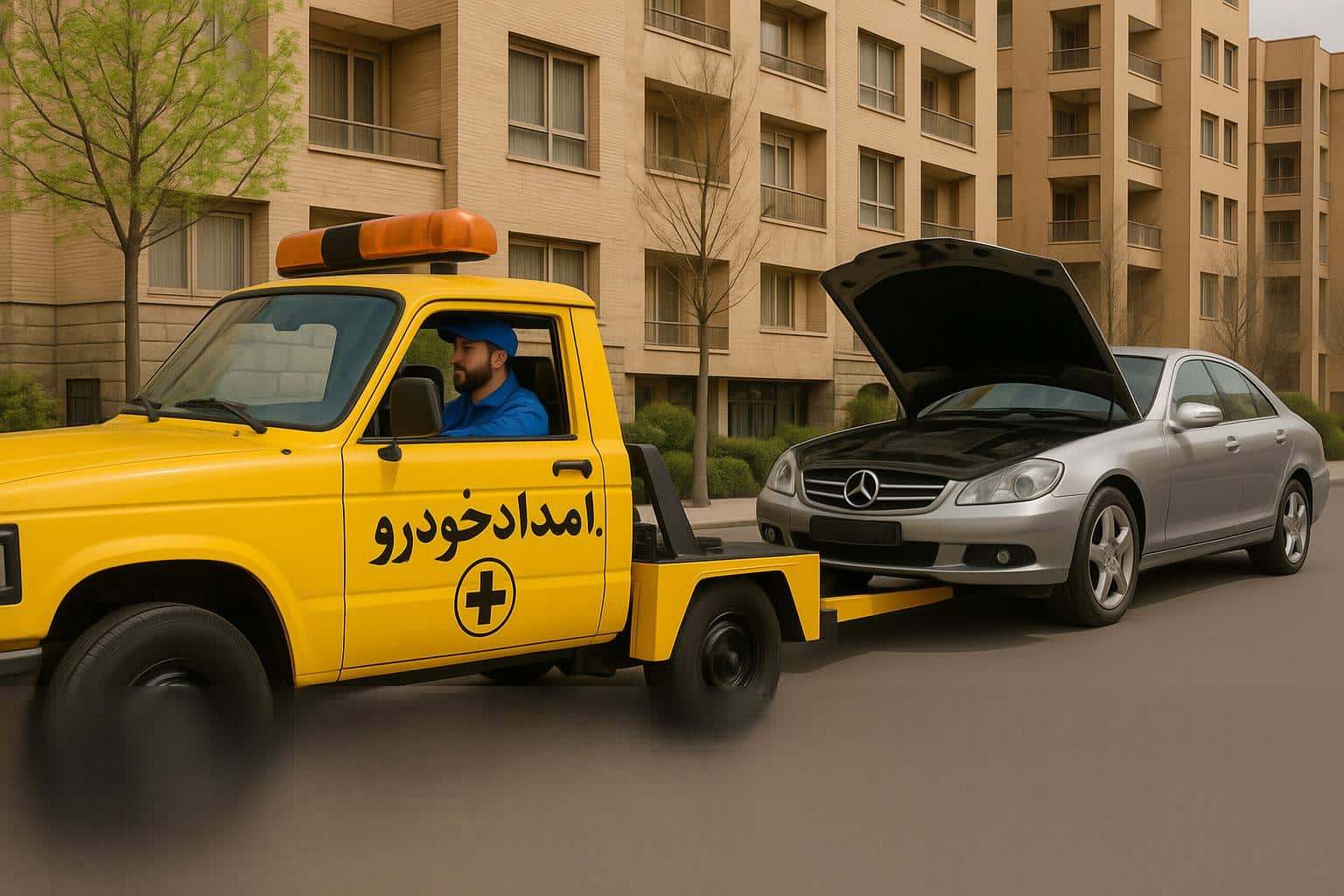 امداد خودرو در عظیمیه کرج – پوشش سریع محله شما