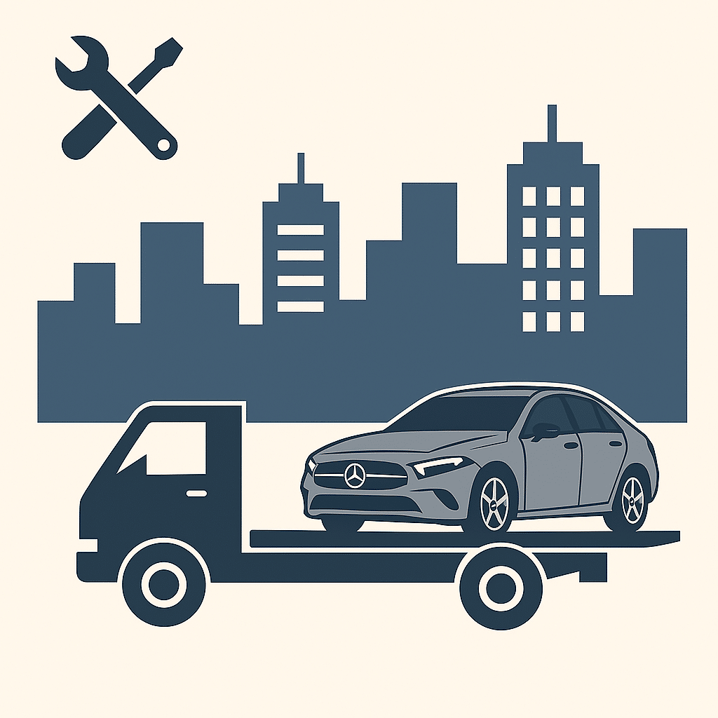 خدمات تخصصی امداد خودرو بنز در کرج | امدادکاراج 68 - راهنمای جامع و کاربردی