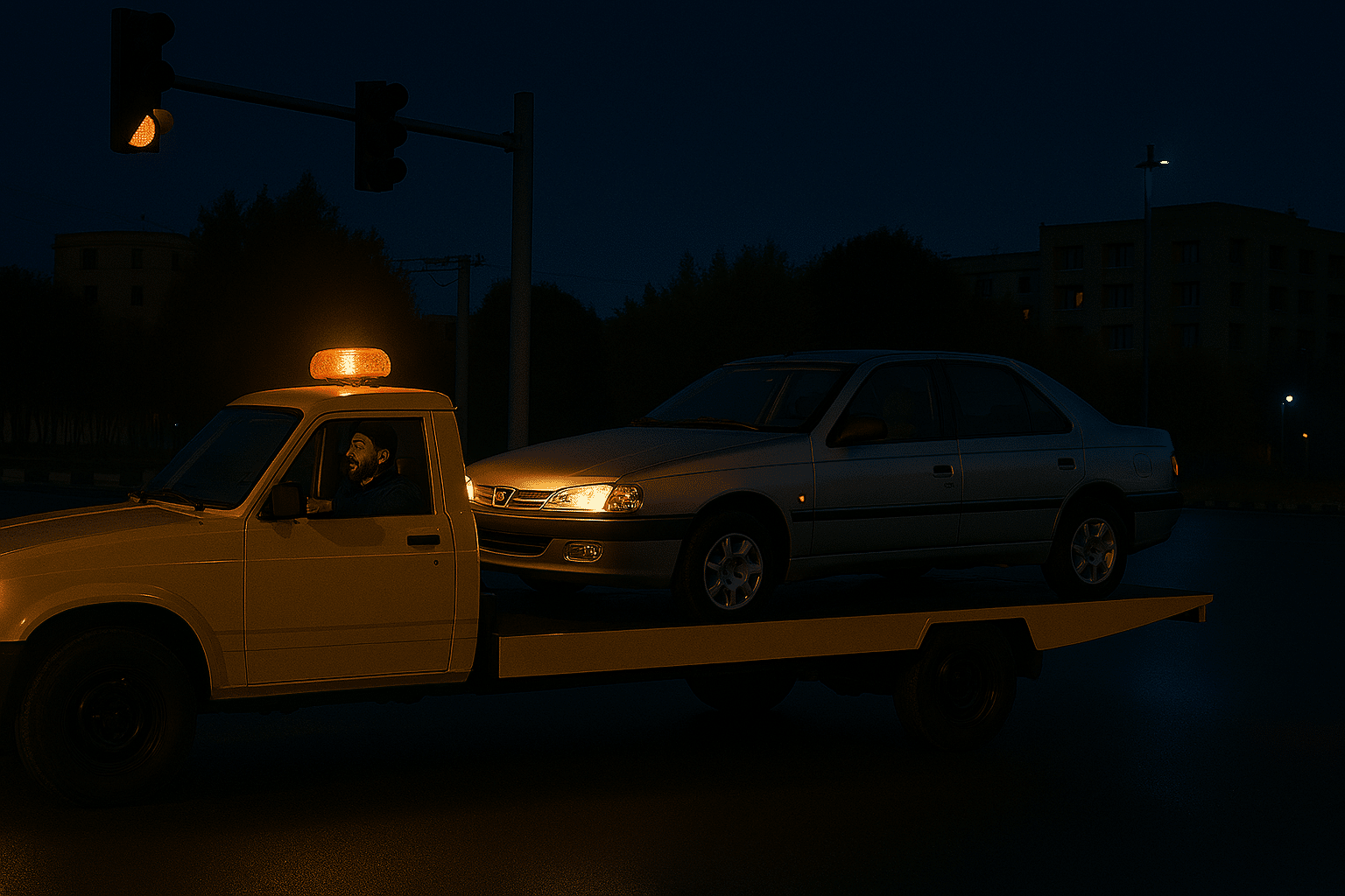 امداد خودرو چهارراه مصباح کرج | خدمات سریع و حرفه‌ای در کرج