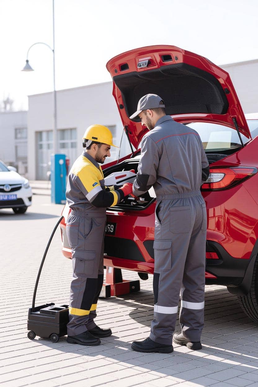 امداد خودرو جهانشهر کرج | خدمات کامل یدک‌کش و مکانیک سیار شبانه‌روزی